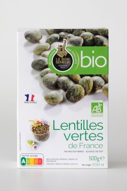 Lentilles vertes Bio France...