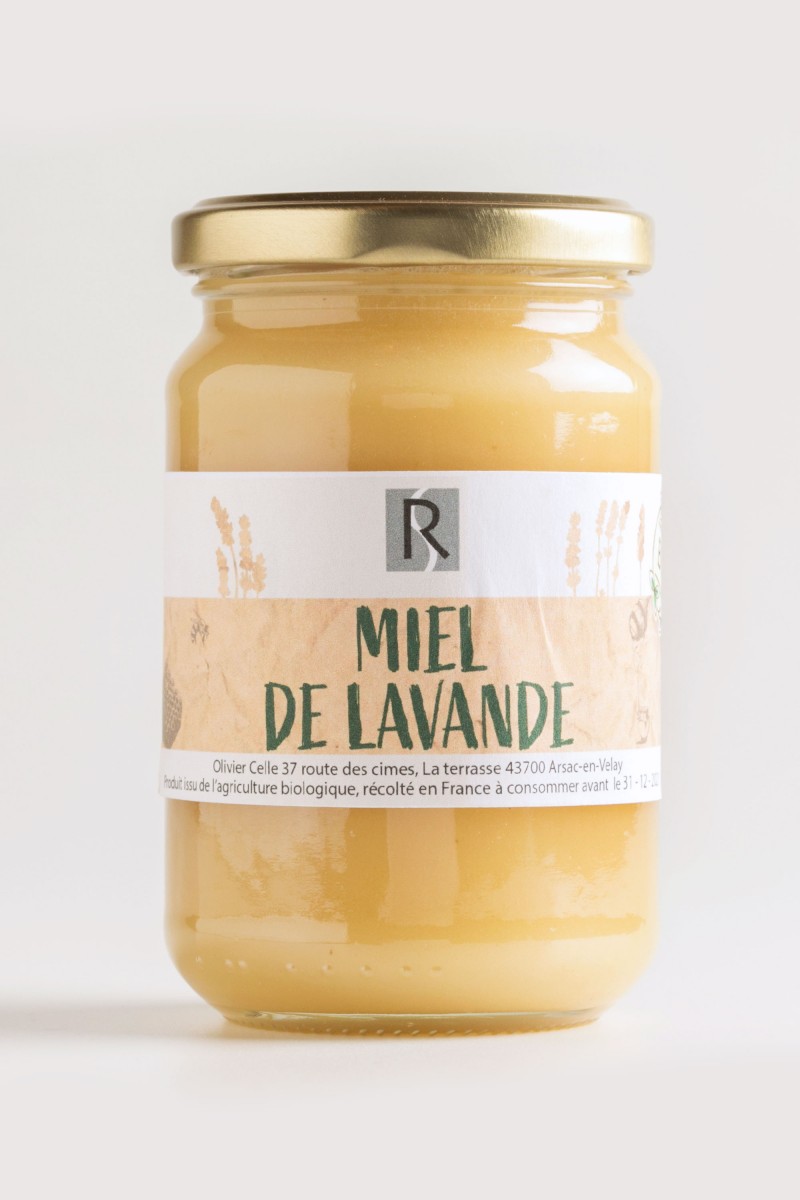 Miel de lavande bio butiné dans la Drôme
